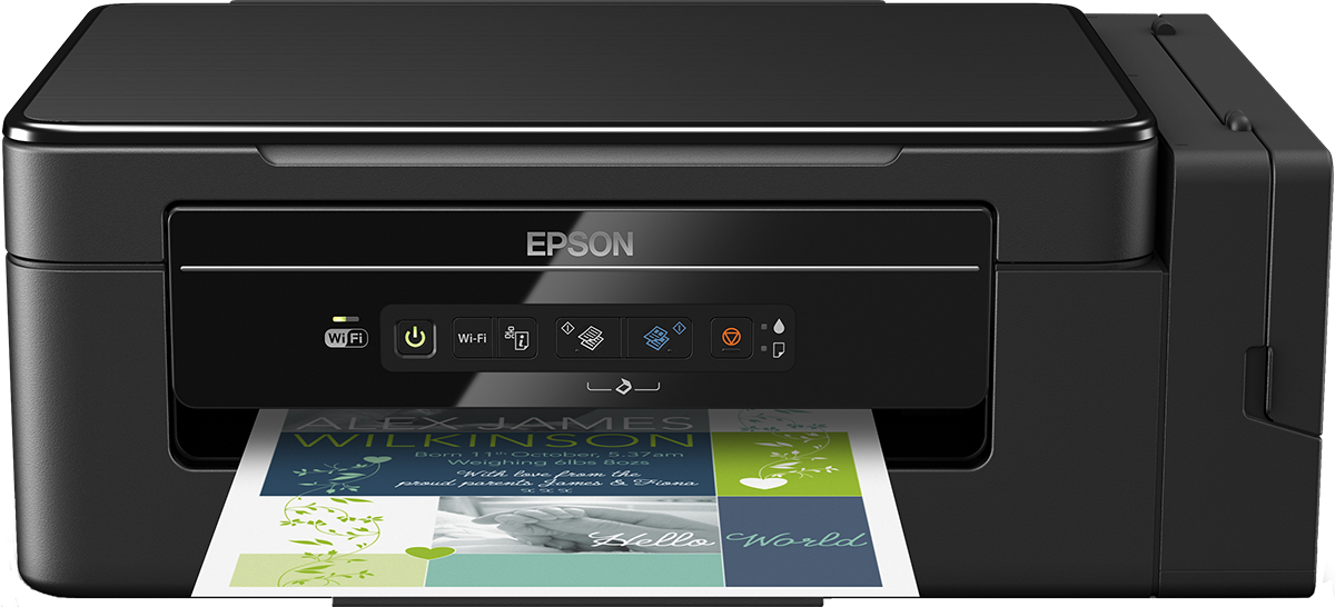 Epson EcoTank ET-2600, Inyección de tinta, Impresión a color, 5760 x 1440 DPI, A4, Impresión directa, Negro