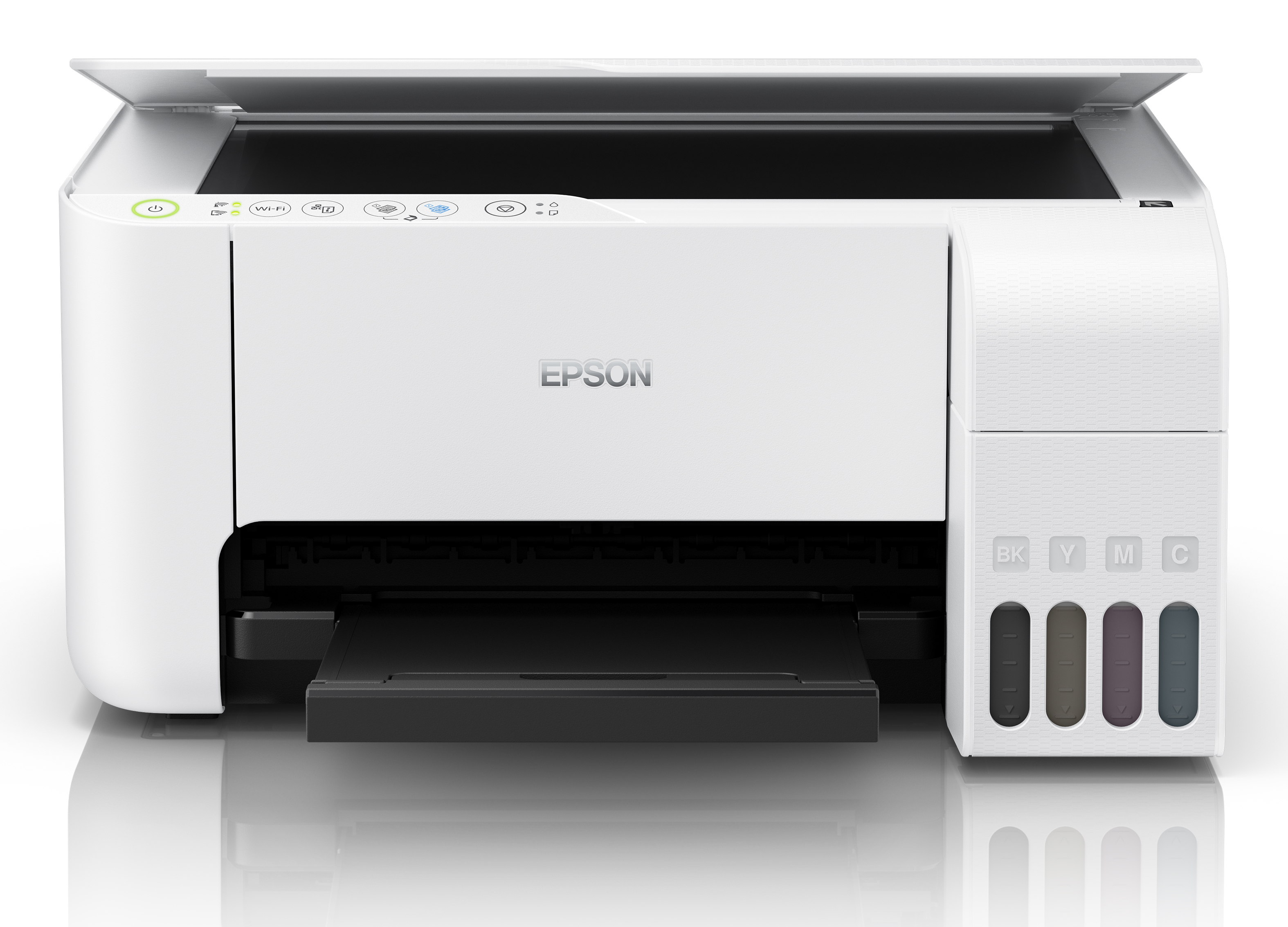 Epson EcoTank L3156, Inyección de tinta, Impresión a color, 5760 x 1440 DPI, A4, Impresión directa, Blanco