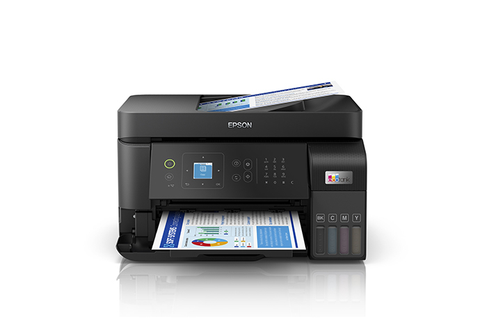 Epson EcoTank L5590, Inyección de tinta, Impresión a color, 4800 x 1200 DPI, Copia a color, A4, Negro